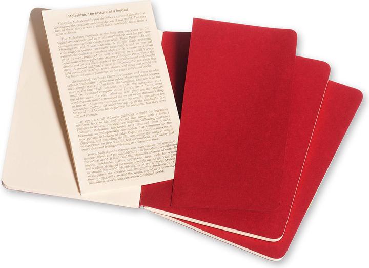 Actual product image Moleskine Notebooks Cahier (90 x 140 mm, Plain, Soft cover)