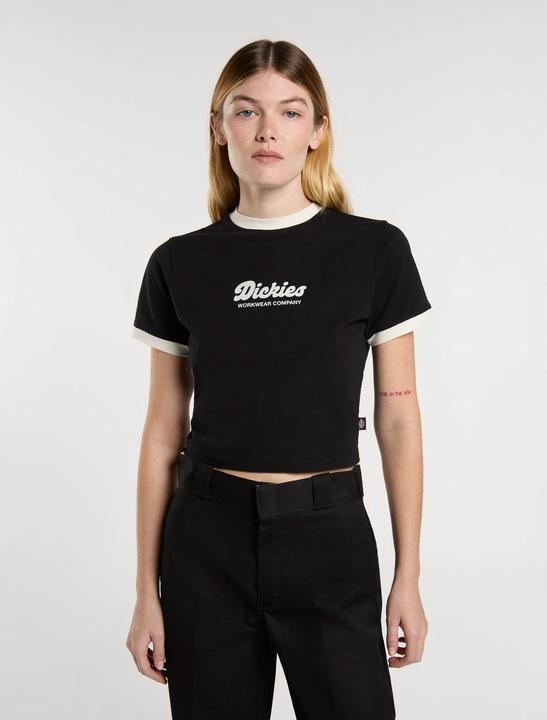 Immagine prodotto Dickies Lewistown Ringer Ss Tee W Nero (XL)