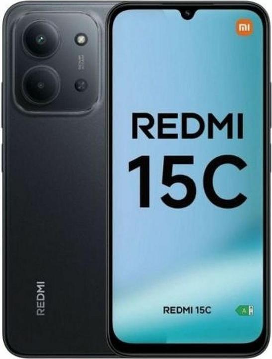 Actual product image Xiaomi Redmi 15C 4G (256 GB, Midnight Black, 6.90", Dual SIM, 4G)