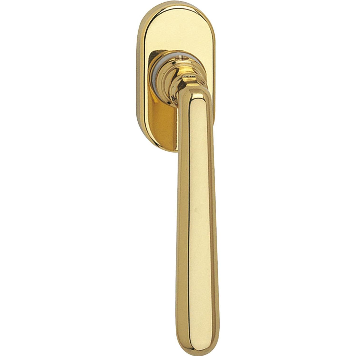 Marchesi, Türgriff + Fenstergriff, Fenstergriff ALT - WIEN - verdeckt geschr., VK 7 x 33 mm, Messing pol. (Türgriff)