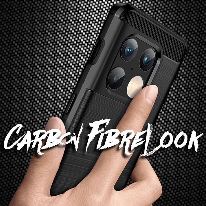 Produktbild Nalia Carbon-Look Silikon Hülle (OnePlus 10 Pro)