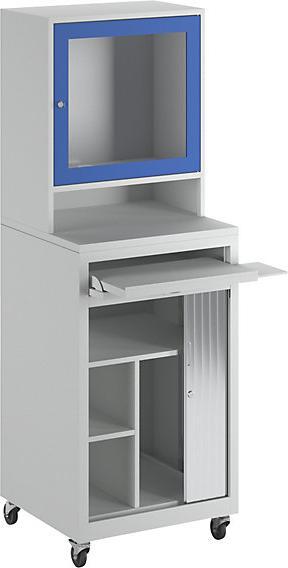 Actual product image kaiserkraft Computer roller shutter cabinet (60 cm, 163 cm)