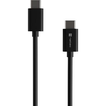 Genesis Kabel USB USB-C - USB-C Czarny (NKA-2147) (2 m, USB 2.0), USB Kabel