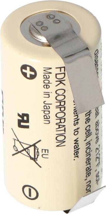 Actual product image FDK Batterie CR17335 SE Size 2/3A mit Lötfahne U-Form (1 pcs., A23, 1800 mAh)