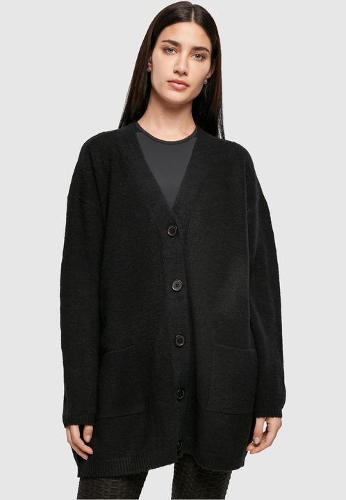 Actual product image Urban Classics Ladies Chunky Fluffy Knit Cardigan - 16770 (4XL)