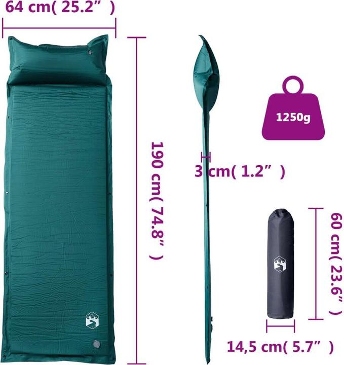 Actual product image vidaXL Isomatte