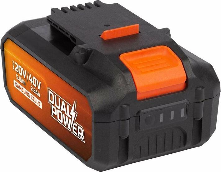 Actual product image Powerplus Dual Power POWDP9037 2x20V Accu - 2x20V Li-ion - 5.0/2.5Ah (40 V)