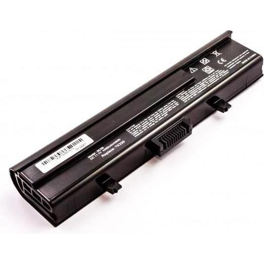 CoreParts Laptop Battery for Dell (6 Zellen, 5200 mAh), Notebook Akku, Schwarz