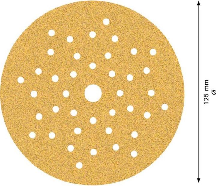 Image du produit Bosch Professional Zubehör Papier abrasif Expert C470 multi-trous pour ponceuse excentrique, 125 mm, G 60, 50 pcs. (60)