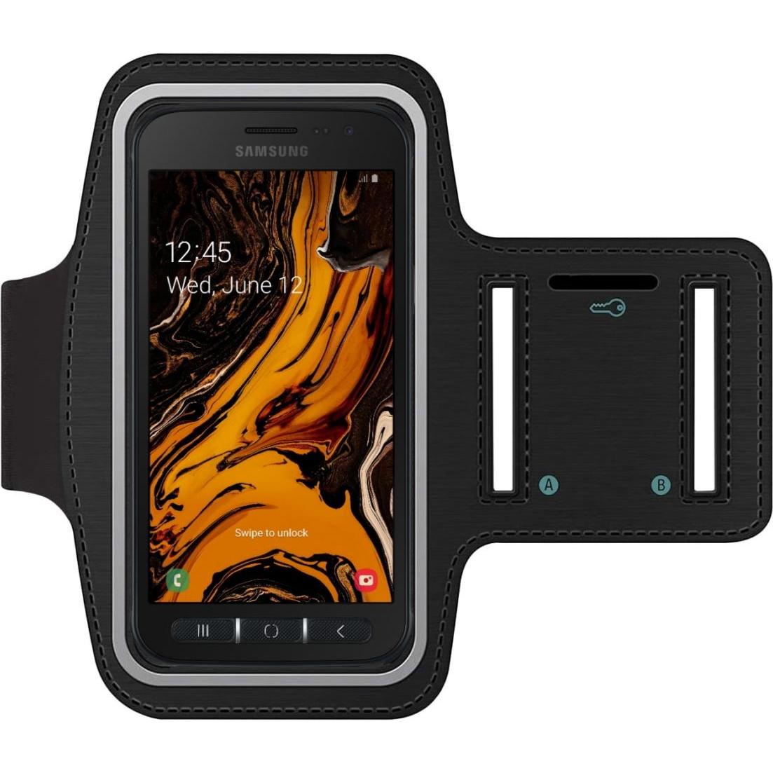 SmartFitness Samsung Galaxy XCover 4S Handy Sport Armband, Smartphone Sportarmband, Schwarz