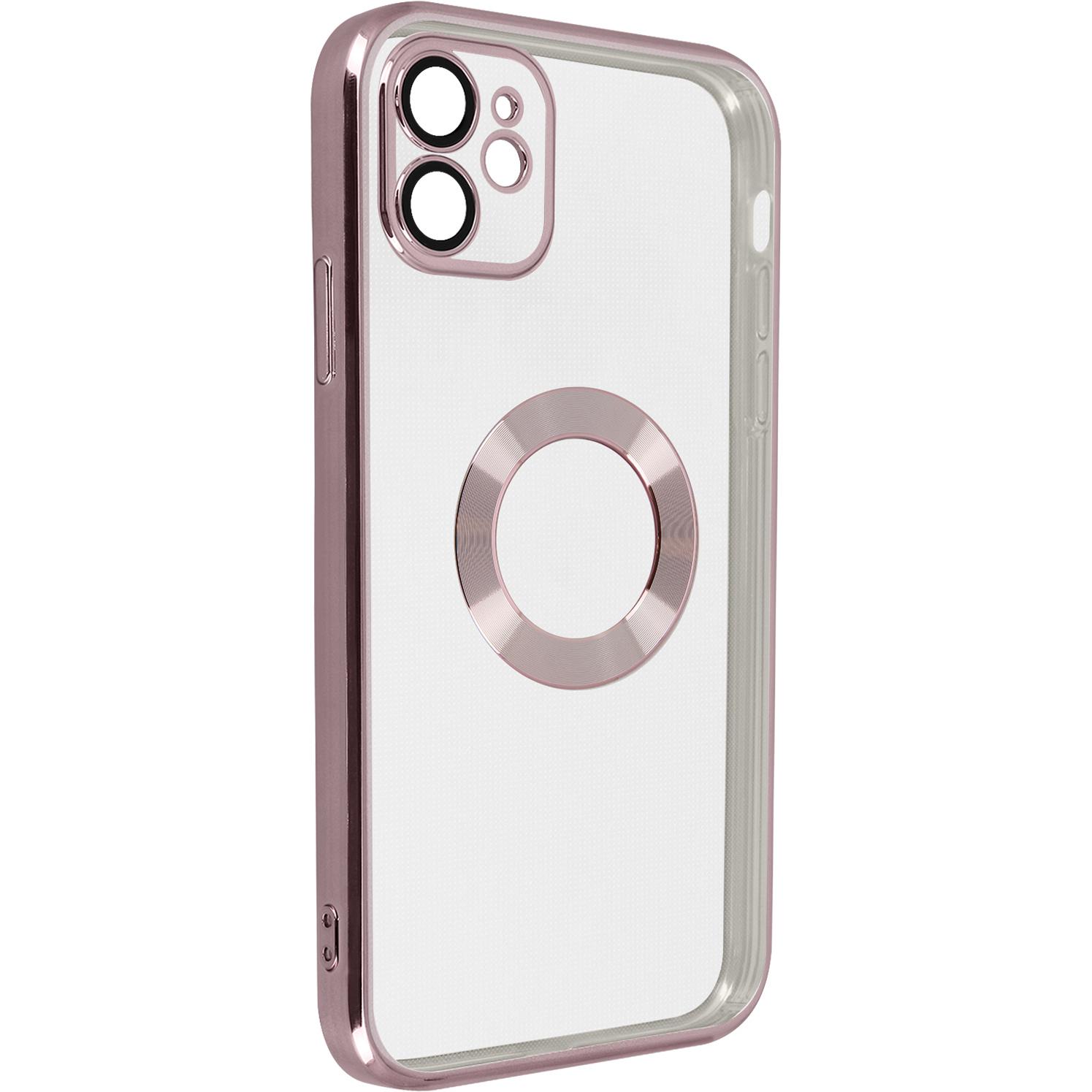 Thumbnail - Avizar Transparente Silikonhülle im Chrome-Style Series (Apple iPhone 11), Smartphone Hülle, Transparent