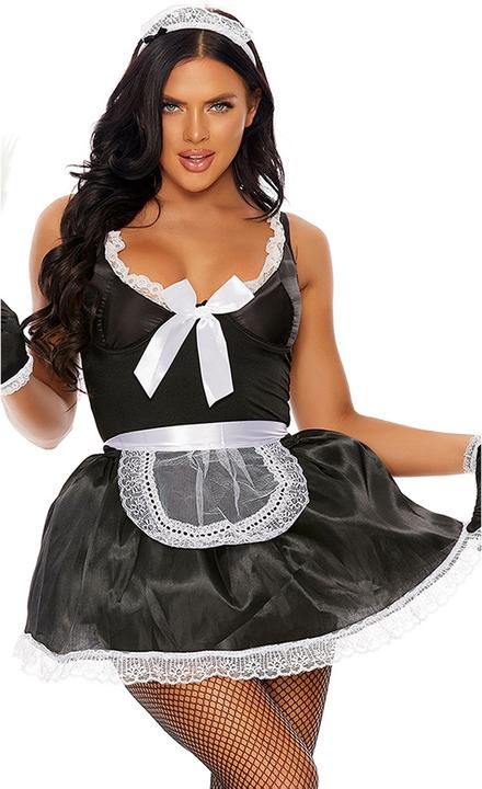 Produktbild Cottelli Collection Domesticated Delight Sexy French Maid Costume (M)