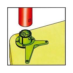 Thumbnail - K.A.B., Tischbeine + Tischgestell, Tischbeinset D60 710-740 edelst.op. FORMAT
