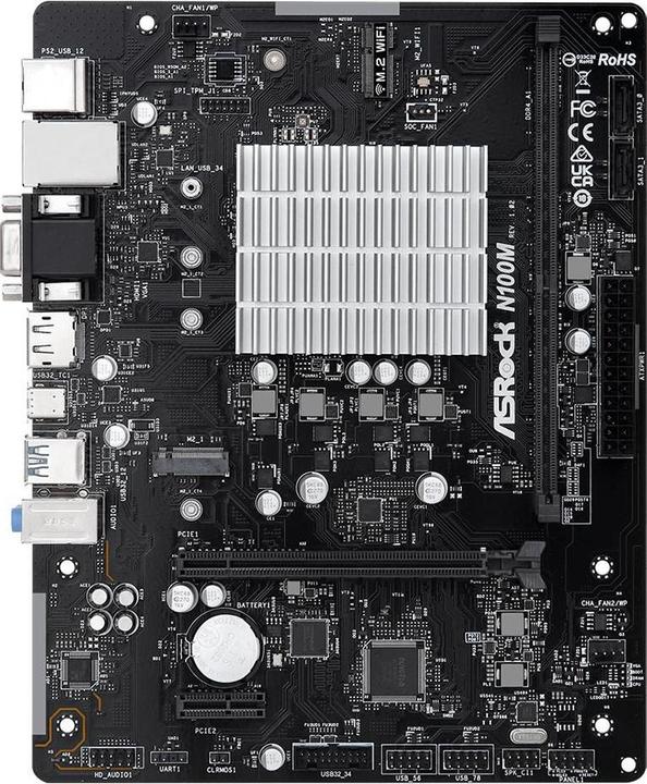 Actual product image AsRock N100M (BGA 1264, mATX)