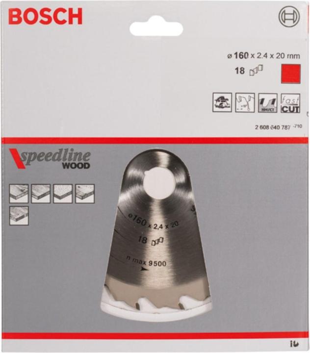 Produktbild Bosch Professional Zubehör PRO Wood Kreissägeblatt, 160 x 2.2 x 20 mm