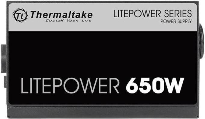 Actual product image Thermaltake Power supply Litepower II Black 650W PS-LTP-0650NPCNEU-2 (650 W, active, 120 mm) (650 W)