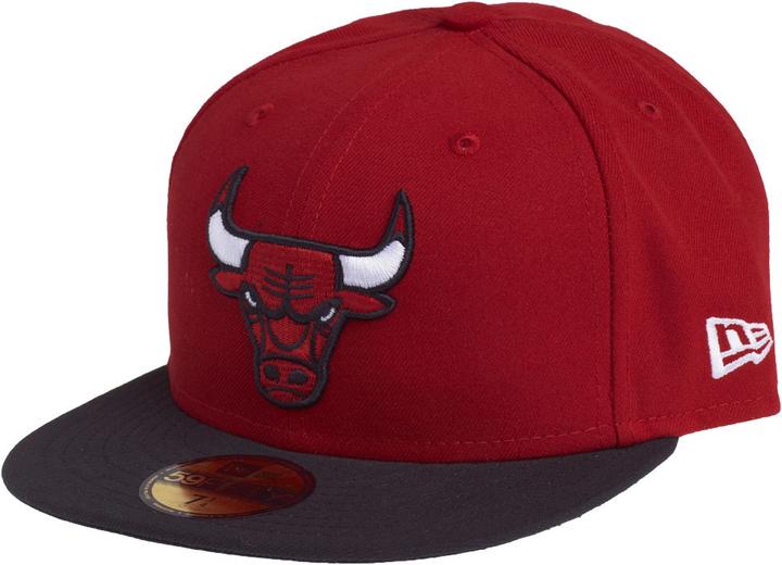 New Era Chicago Bulls NBA Basic Cap 10861624 Raudona 7 1/4 (7 1/4)