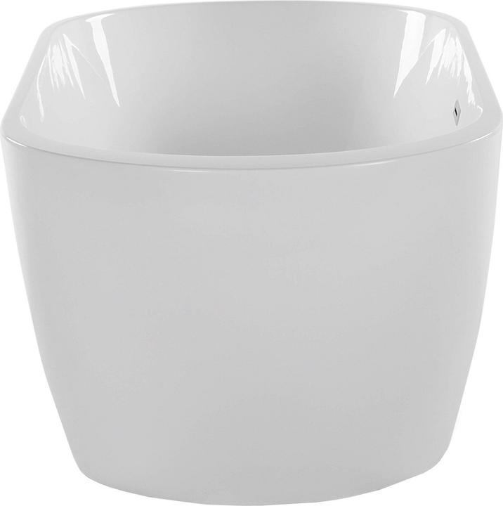 Actual product image Beliani Bath tub free-standing oval white 160 x 75 cm NEVIS (203 l, 160 cm, 75 cm)
