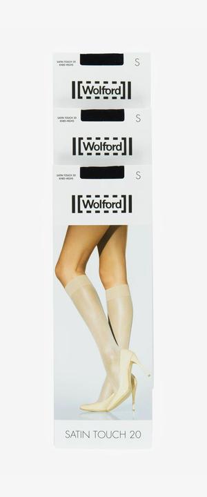Image du produit Wolford Mi-bas "Satin Touch" noir (20DEN, 38, M)