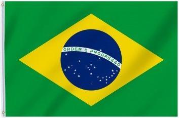 Chaks Grosse Fahne aus Stoff Brasilien