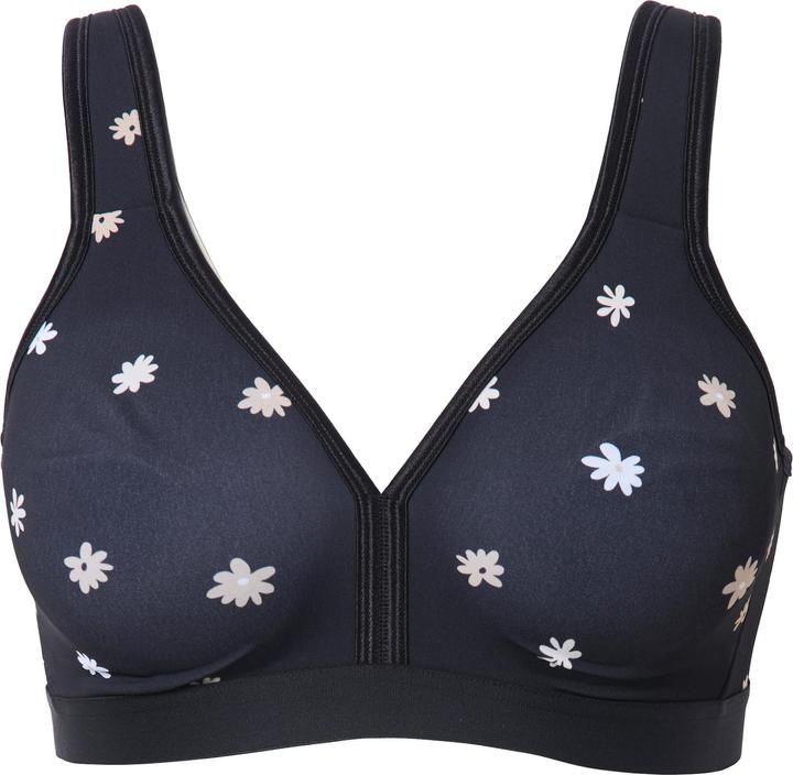 Produktbild Ulla Popken Minimizer-BH, Blüten, ohne Bügel, Cup C - D (105 D)