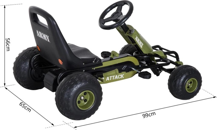 Actual product image Jamb Go-kart 35kg 3-8 years