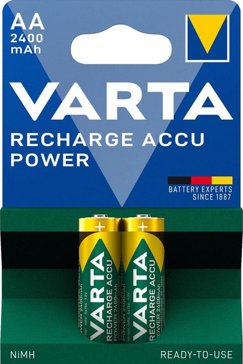 Immagine prodotto Varta Mignon AA (2 pz., AA / LR6 / LR06 / Mignon / R6 / R14505, 2400 mAh)