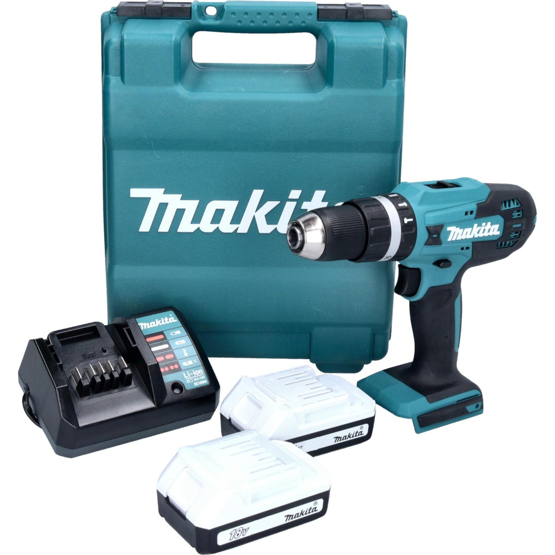 Thumbnail - Makita, Bohrmaschine + Akkuschrauber, HP488DWAE (Akkubetrieb)