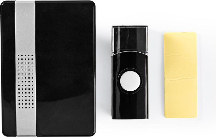Image du produit Nedis Kit de sonnette de porte sans fil Alimentation secteur 220-240 V AC 50 Hz 1x CR2032 Volume : 80 dB S (Funk)