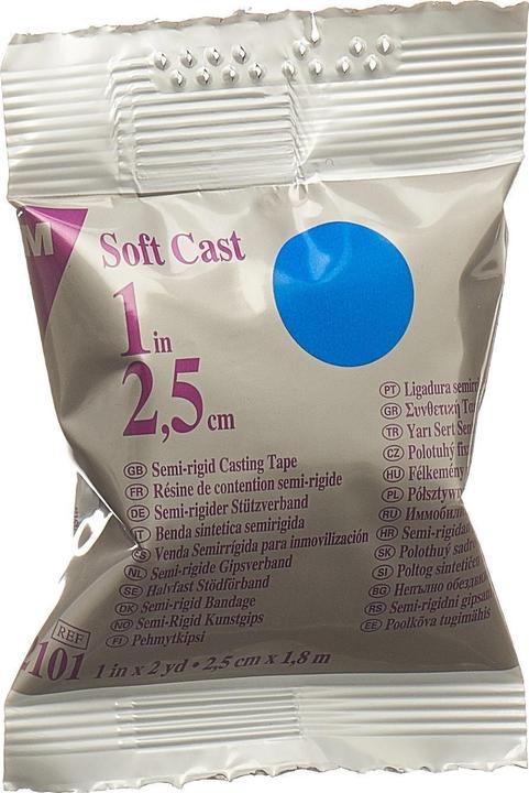 Immagine prodotto 3M Scotchcast Softcast 2.5cmx1.8m blu