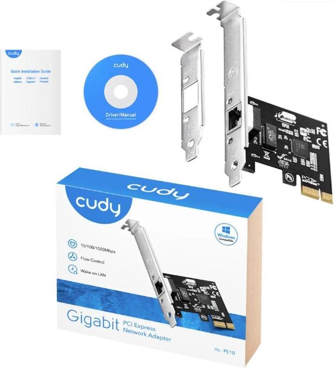 Immagine prodotto Cudy Scheda di rete PE10 Ethernet interna (Mini PCI Express)