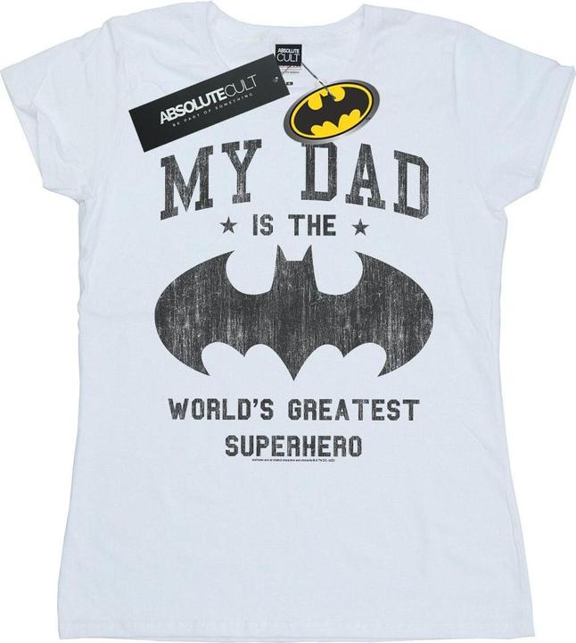 Image du produit Femme/Les femmes - T-shirt en coton Batman My Dad Is A Superhero (XL)