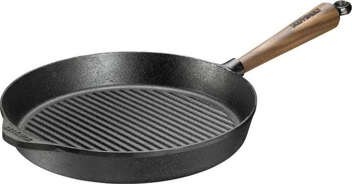Immagine prodotto Skeppshult Padella per grigliare in ghisa 28 cm Noce (28 cm, Padella grill, Ghisa)