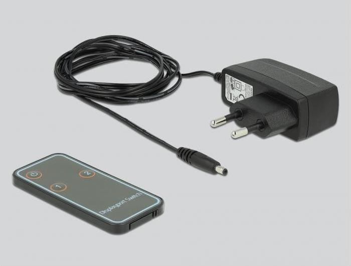 Actual product image Delock Switchbox 2x2 Port Displayport