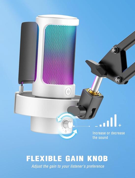 Produktbild Fifine A8 white Professional Recording USB Microphone