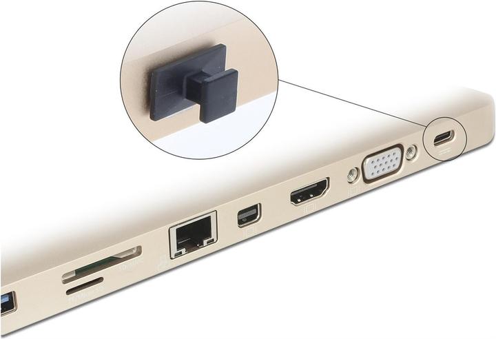Image du produit Delock Couverture anti-poussière USB de type C, 10 pièces