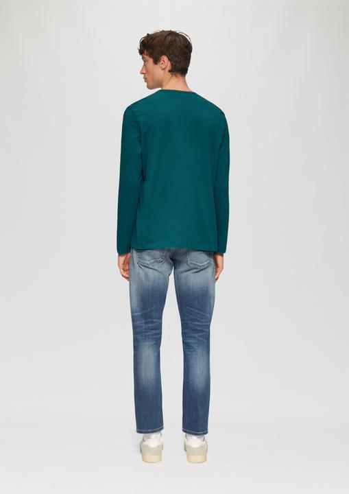 Actual product image S.Oliver T-Shirt Softes Longsleeve aus Jersey mit Logo-Detail (3XL)