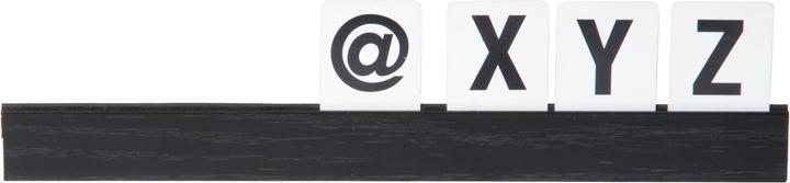 Actual product image Securit Buchstabenleiste schwarz