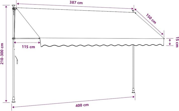 Produktbild vidaXL Jori (4 m)