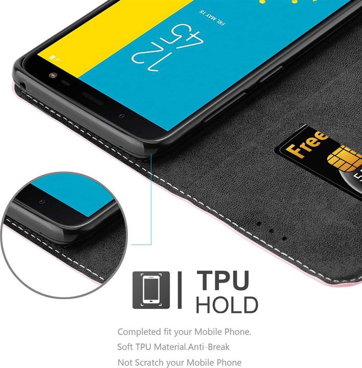 Immagine prodotto Cadorabo X-Wallet Copertura della tuta in ecopelle (Samsung Galaxy J6 (2018))