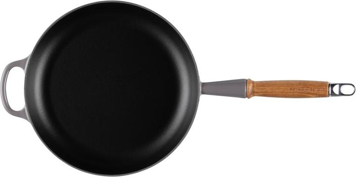 Actual product image Le Creuset Koekenpan Signature met Houten handvat 'Flint' Ã˜26cm (26 cm, Frying pan, Cast iron)