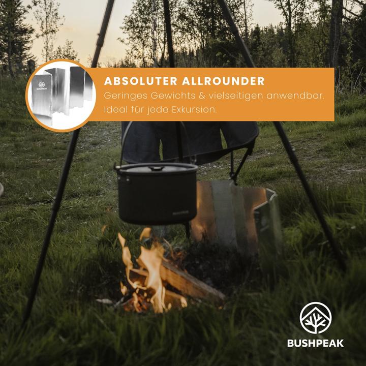 Actual product image Bushpeak Foldable windbreak - Storm Stopper