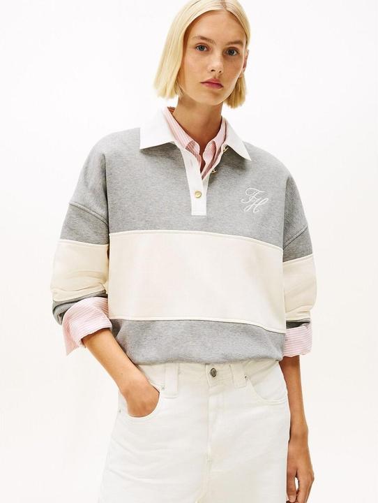 Produktbild Tommy Hilfiger Goldknopf Rugby Fleece Sweatshirt (L)