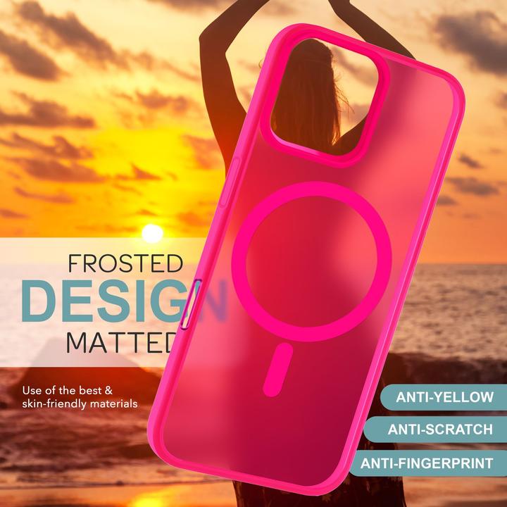 Produktbild Nalia Matte Hybrid Hülle mit MagSafe Funktion (Apple iPhone 16 Pro Max)