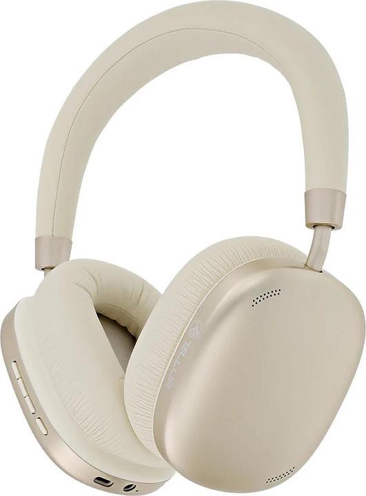 Produktbild Tellur Shade Bluetooth Over-ear Headphones ANC beige (ANC, NC, 50 h, Kabelgebunden, Kabellos)
