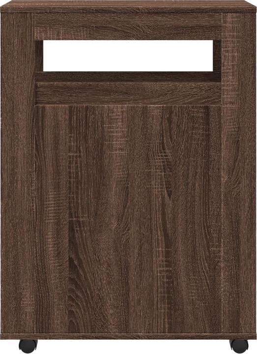 Produktbild vidaXL Badschrank Schmal mit Rollen Eichen-Optik (65 x 23 x 90 cm)