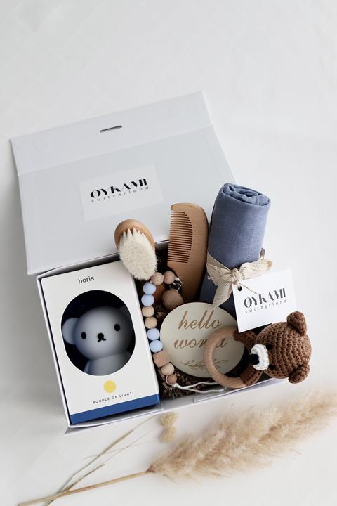 Immagine prodotto Oykami Scatola regalo per bambino "Madrit" con Boris e orso scuro