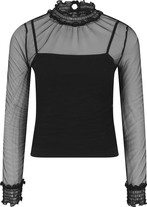 Produktbild Urban Classics Ladies Double Layer Mesh L/S (S)
