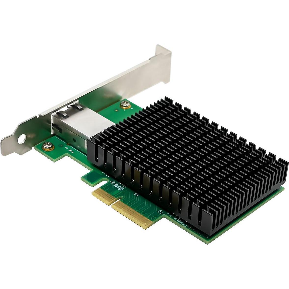Thumbnail - LevelOne Netzwerkadapter GNC-0210 10-Gigabit PCIe 1xRJ45 sw (Mini PCI Express), Netzwerkkarte, Grün