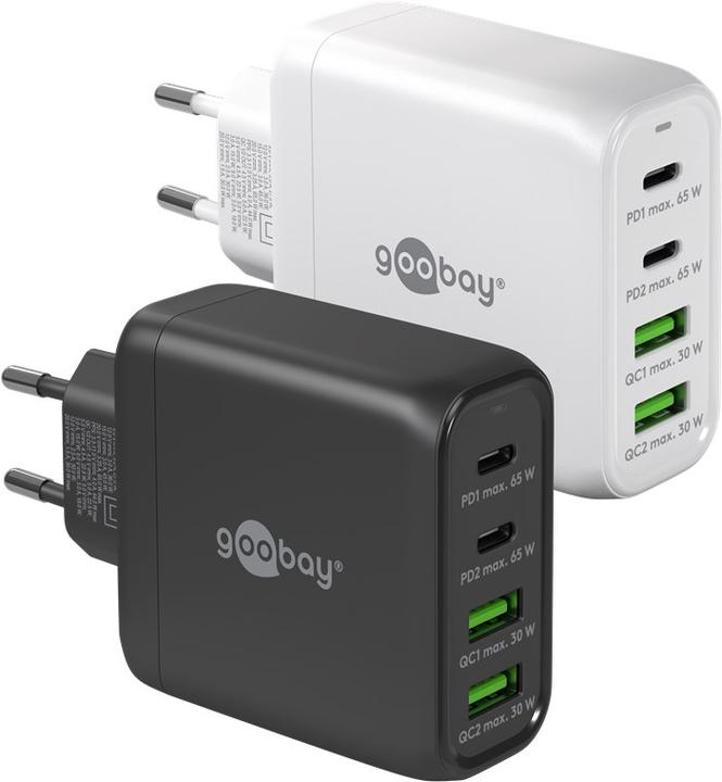 Produktbild Goobay USB Multiport Schnellladegerät mit GaN Technologie (65 W)